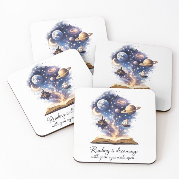 Item preview, Reading is dreaming - Magic Book & Stars designed and sold by Pineapple-Tree.
