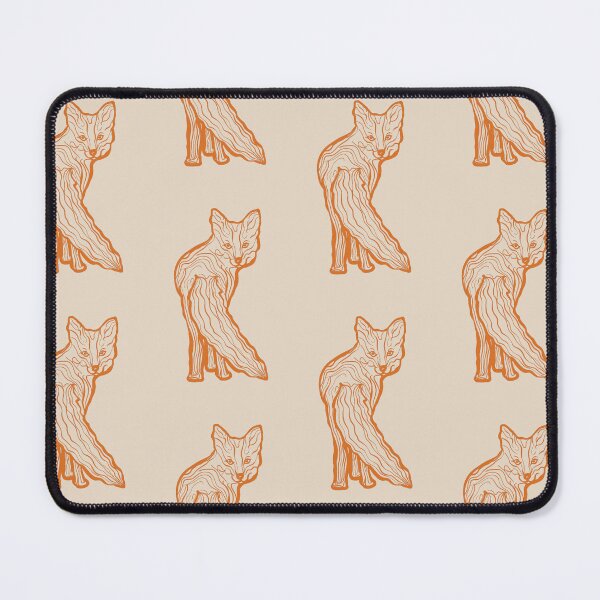 Item preview, Elegant Fox Line Art – Flowing Orange Outline Wildlife Design designed and sold by Digital Vector GB.