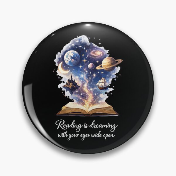 Item preview, Reading is dreaming - Magic Book & Stars designed and sold by Pineapple-Tree.