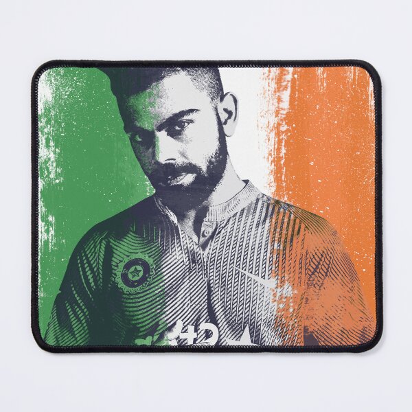 Item preview, virat kohli Tricolor art designed and sold by artbundleindia.