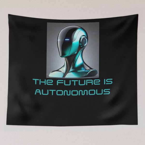 Item preview, Powered by AI Robot Design Futuristic Artificial Intelligence Tech Aesthetic Machine Learning Cyberpunk Graphic designed and sold by TEEJAMBOREE.