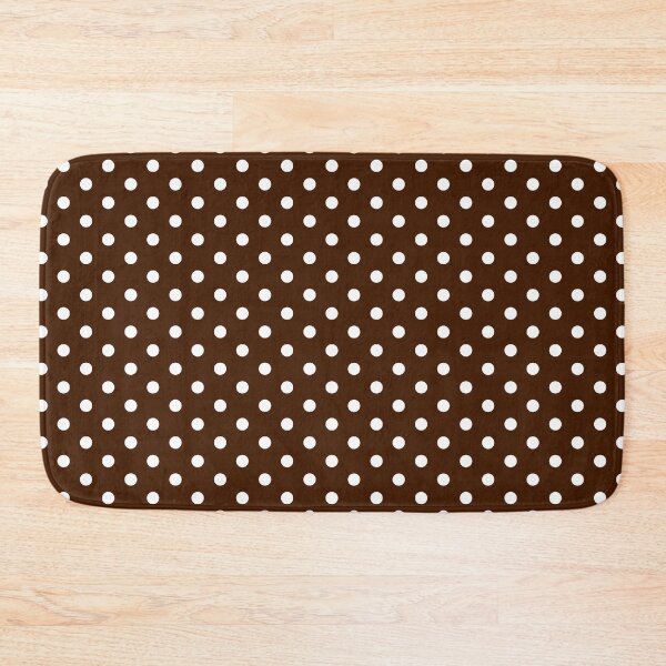 Item preview, Copy of Mini Polka Dot Dark Chocolate Brown and White. designed and sold by Jeallan Designs.