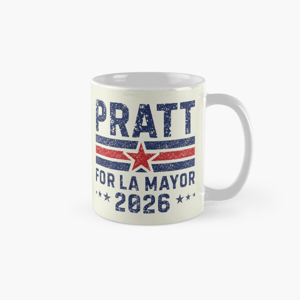 Artikelvorschau, Pratt für das Amt des Bürgermeisters von Los Angeles, politische Kampagne entworfen und verkauft von zozozoshion.