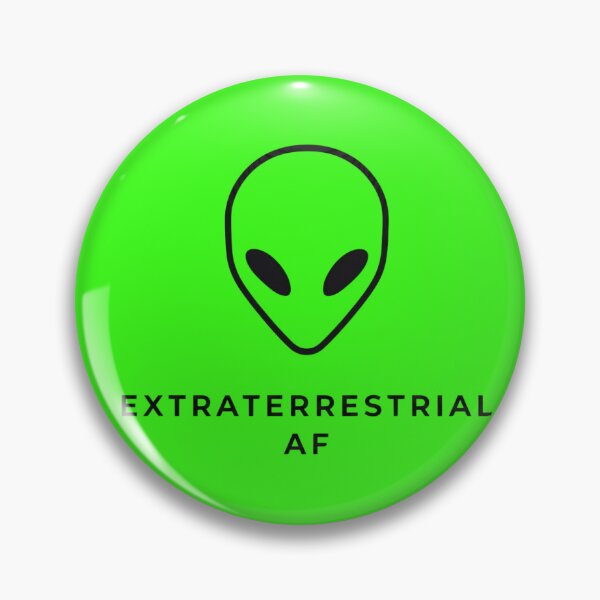 Item preview, Simple Grey Alien Outline - Sci-Fi Minimalist Typography Art designed and sold by Cosmic Cactus.