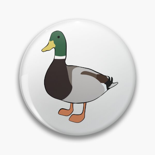 Item preview, Silly Simple Color Mallard Duck Cute Sticker designed and sold by Madeleine Sharp.