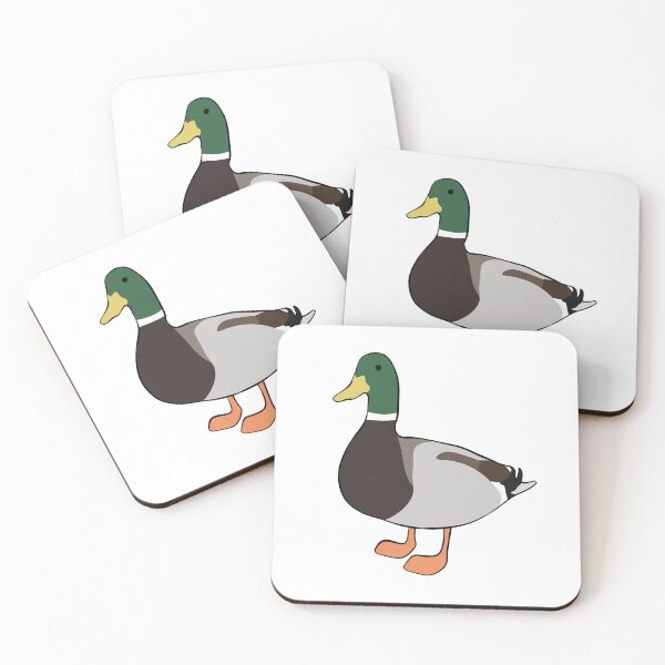 Item preview, Silly Simple Color Mallard Duck Cute Sticker designed and sold by Madeleine Sharp.