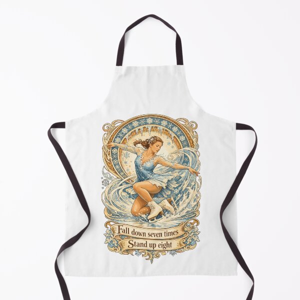 Item preview, Figure skating Art Nouveau shirt: Stand Up designed and sold by Pineapple-Tree.