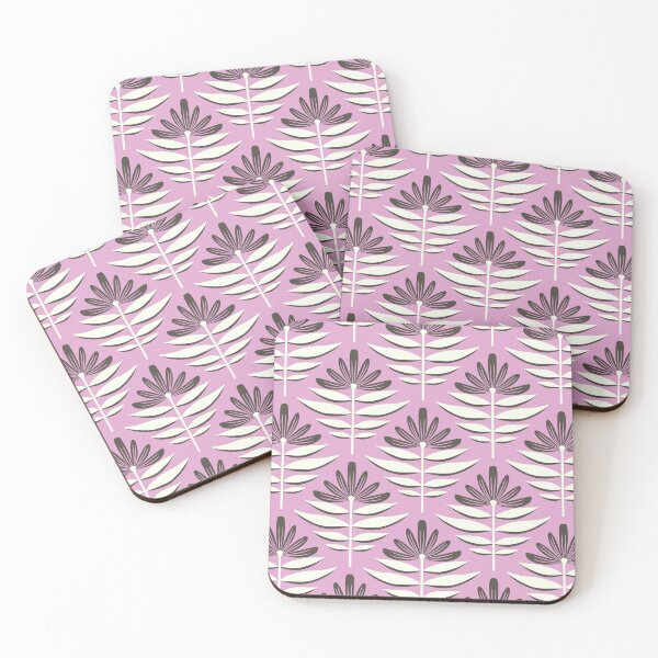 Item preview, Modern wildflower pattern in pink designed and sold by Jennifer Ladd.