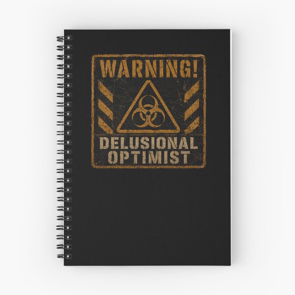 Item preview, Warning Delusional Optimist designed and sold by MetusArt.