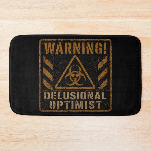 Item preview, Warning Delusional Optimist designed and sold by MetusArt.