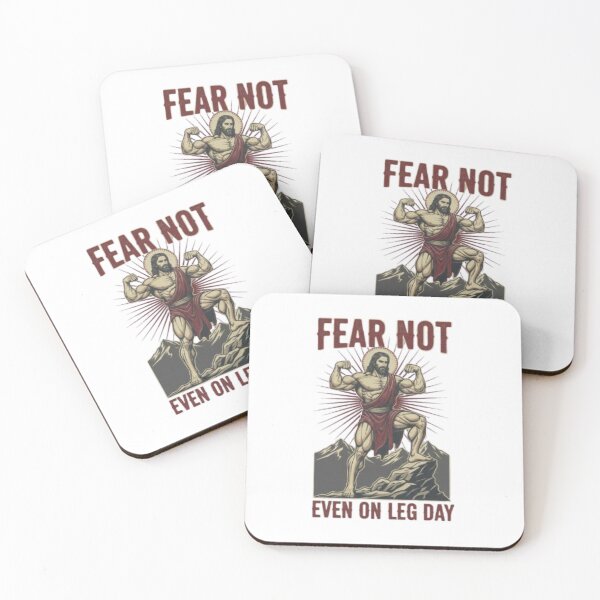 Item preview, Swole Christ Fear Not, Even On Leg Day designed and sold by Swole-Christ.