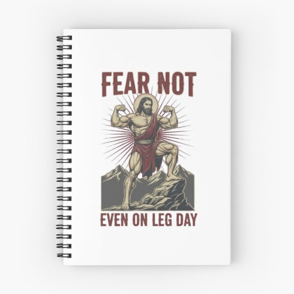 Item preview, Swole Christ Fear Not, Even On Leg Day designed and sold by Swole-Christ.
