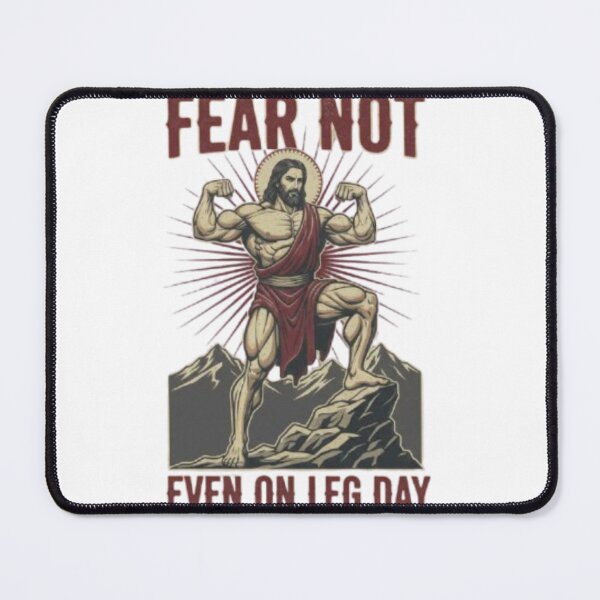 Item preview, Swole Christ Fear Not, Even On Leg Day designed and sold by Swole-Christ.