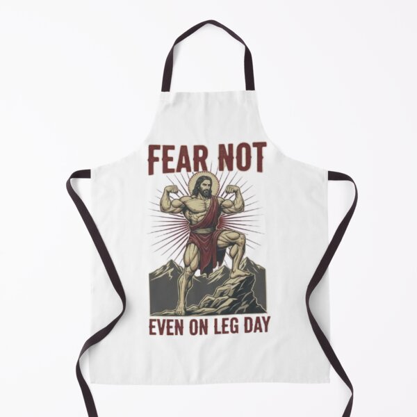 Item preview, Swole Christ Fear Not, Even On Leg Day designed and sold by Swole-Christ.