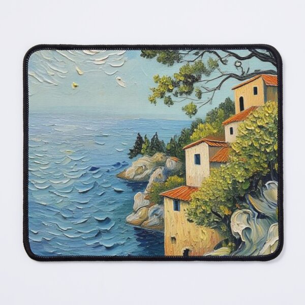 Item preview, Village on the cliff coast designed and sold by sid1802.