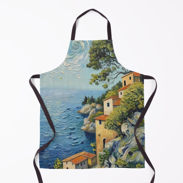 Item preview, Village on the cliff coast designed and sold by sid1802.