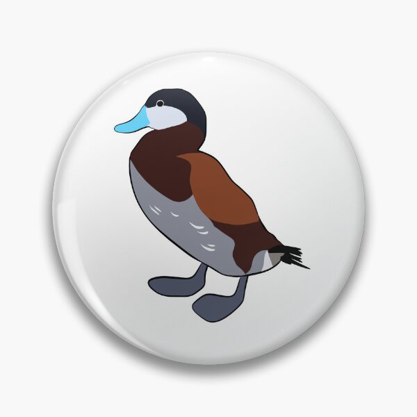 Item preview, Silly Simple Color Ruddy Duck Cute Sticker designed and sold by Madeleine Sharp.
