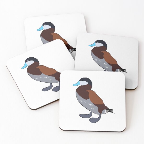 Item preview, Silly Simple Color Ruddy Duck Cute Sticker designed and sold by Madeleine Sharp.