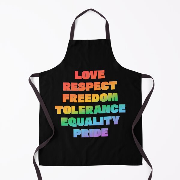Item preview, Love Respect Freedom Tolerance Equality Pride - LGBT Pride Values designed and sold by Inspirationmotivation.