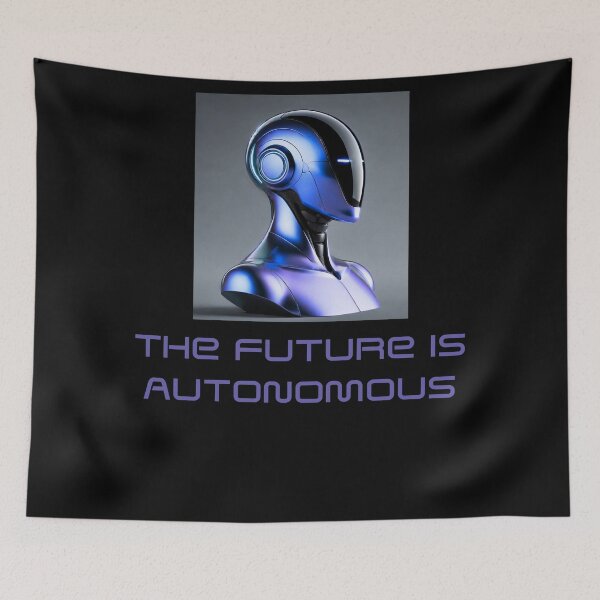 Item preview, Powered by AI Robot Design Futuristic Artificial Intelligence Tech Aesthetic Machine Learning Cyberpunk Graphic designed and sold by TEEJAMBOREE.