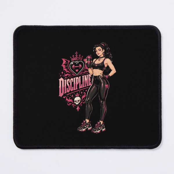 Item preview, Discipline Goth Gym Girl designed and sold by MissFreya.