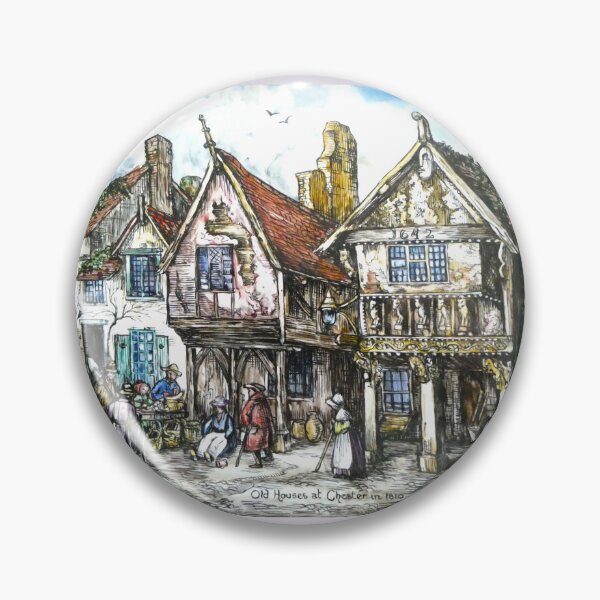 Item preview, Old Houses in Chester c1810 by R E Whitaker designed and sold by Collector-RB.