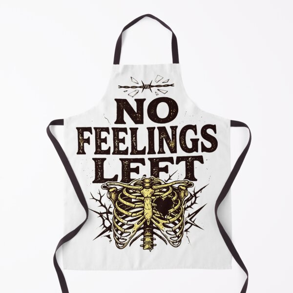 Item preview, No Feelings Left Skeleton Ribcage Dark Aesthetic Gym Gymrat designed and sold by No Excuses .