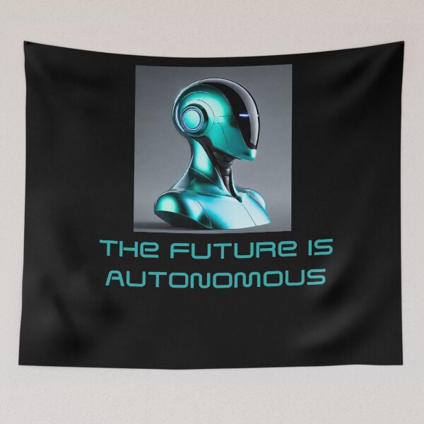 Item preview, Powered by AI Robot Design Futuristic Artificial Intelligence Tech Aesthetic Machine Learning Cyberpunk Graphic designed and sold by TEEJAMBOREE.