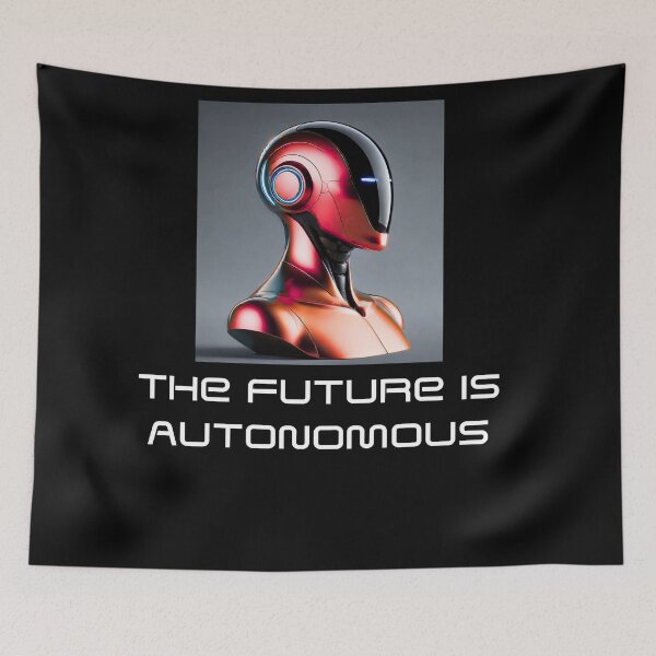 Item preview, Powered by AI Robot Design Futuristic Artificial Intelligence Tech Aesthetic Machine Learning Cyberpunk Graphic designed and sold by TEEJAMBOREE.