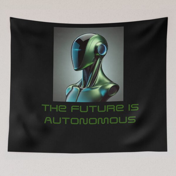 Item preview, Powered by AI Robot Design Futuristic Artificial Intelligence Tech Aesthetic Machine Learning Cyberpunk Graphic designed and sold by TEEJAMBOREE.