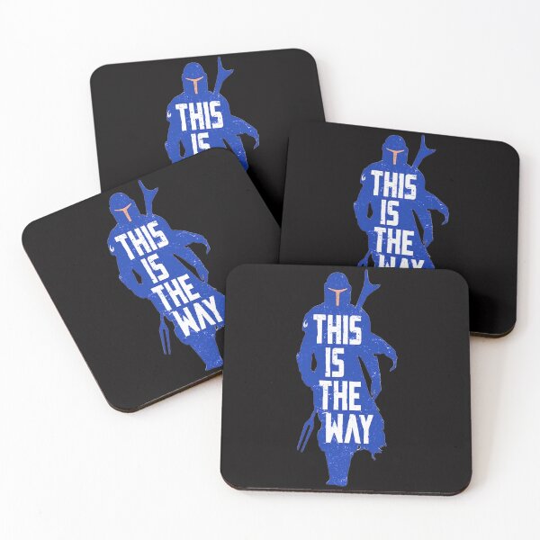 Item preview, Mando Silhouette This Is The Way Typography Fan Art designed and sold by G-A-D-U.