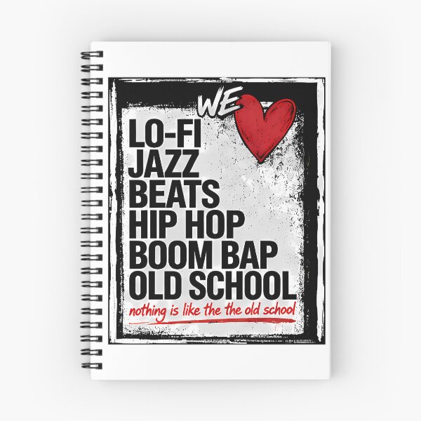Item preview, WE LOVE LO-FI – Old School Hip Hop Jazz Beats Streetwear Design designed and sold by Salimgor Hangaround Music.
