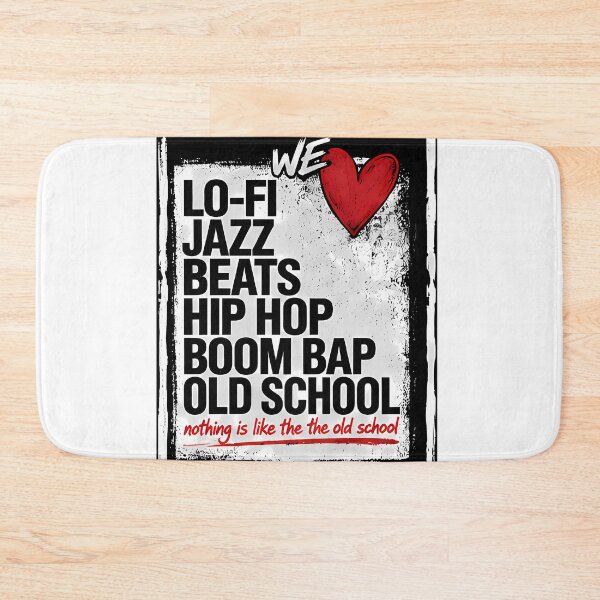 Item preview, WE LOVE LO-FI – Old School Hip Hop Jazz Beats Streetwear Design designed and sold by Salimgor Hangaround Music.