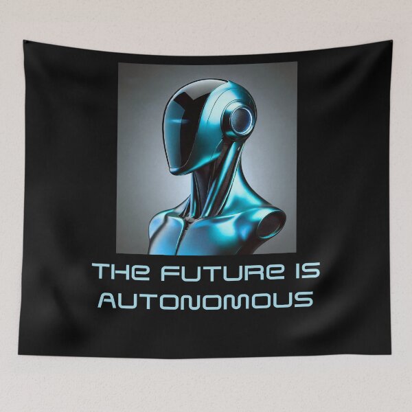 Item preview, Powered by AI Robot Design Futuristic Artificial Intelligence Tech Aesthetic Machine Learning Cyberpunk Graphic designed and sold by TEEJAMBOREE.