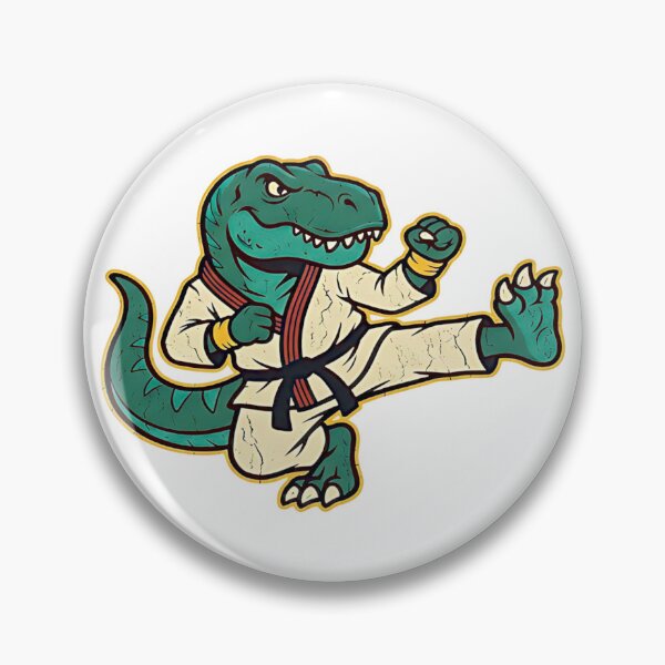 Item preview, Karate Kicksaurus T-Rex designed and sold by Ink & Void Co..