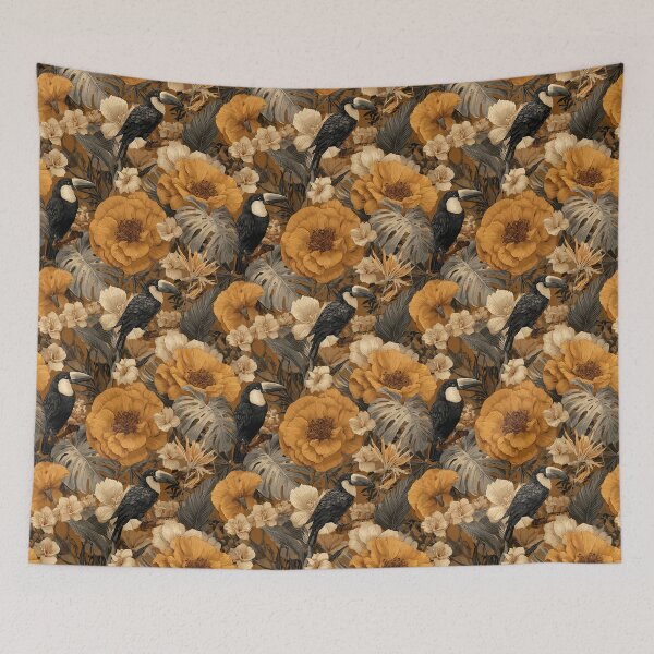 Item preview, Elegant Tropical Flower  - Flower Bouquet Pattern   - Anniversary Gifts designed and sold by RoyalStarsPatts.