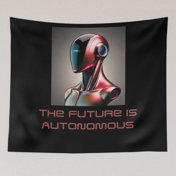 Item preview, Powered by AI Robot Design Futuristic Artificial Intelligence Tech Aesthetic Machine Learning Cyberpunk Graphic designed and sold by TEEJAMBOREE.