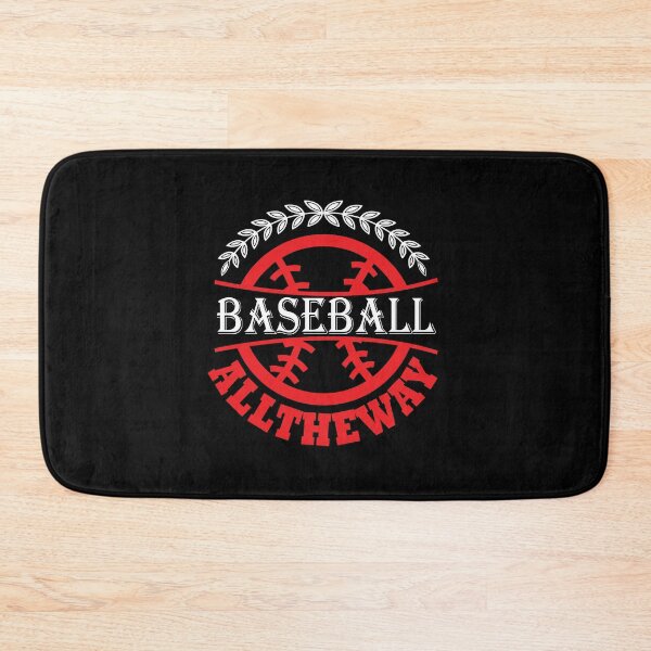 Item preview, Baseball All The Way Retro Sports Laurel Wreath Emblem designed and sold by 1001T-Shirt.
