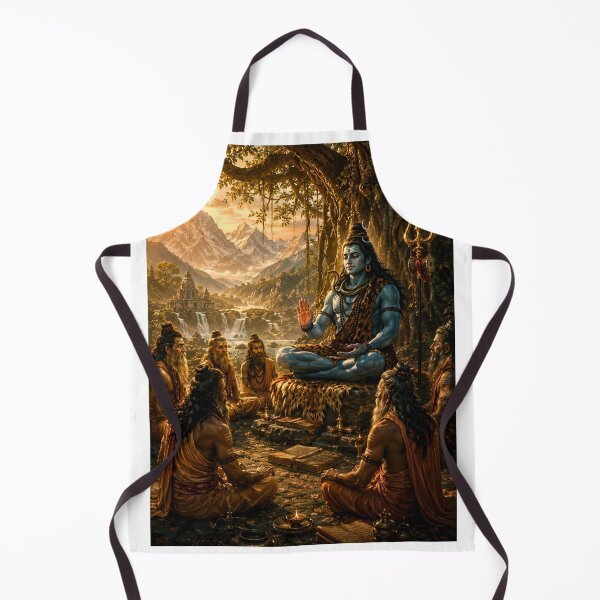 Item preview, Guru Poornima Series – Adi Yogi Teaching the Sapta Rishi Wall Art designed and sold by Homyar.
