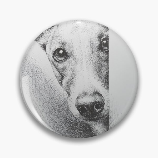 Item preview, Curious Peeking sighthound designed and sold by lautir.