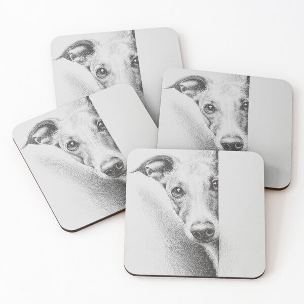 Item preview, Curious Peeking sighthound designed and sold by lautir.