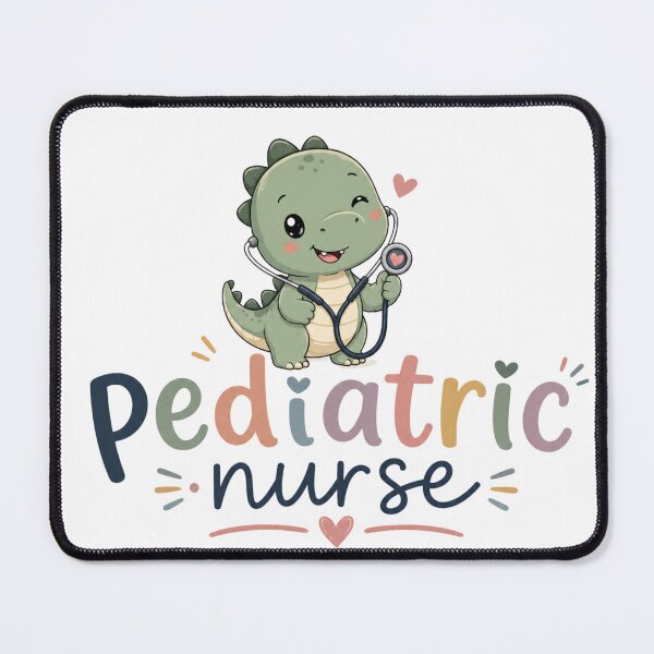 Item preview, Cute Pediatric Nurse Dinosaur Stethoscope designed and sold by Just4You365.