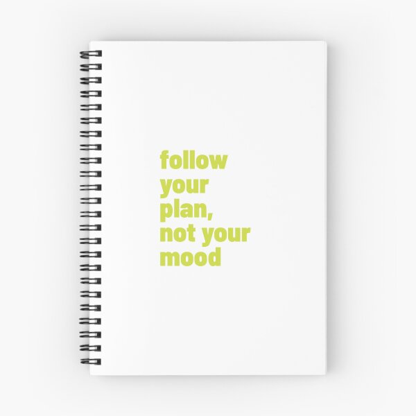 Item preview, follow your plan not your mood designed and sold by emma-duv-.