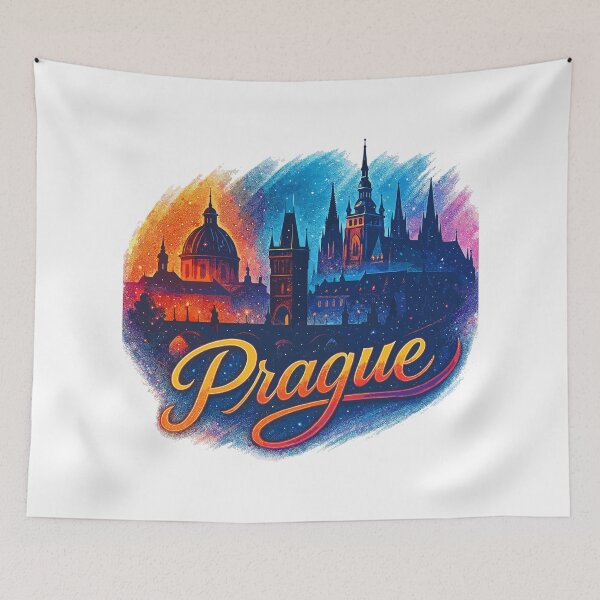 Item preview, Prague Skyline: Modern & Epic Fantasy Design designed and sold by Pineapple-Tree.