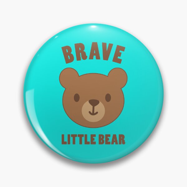 Item preview, Brave Little Bear Cute Boho Nursery Teddy Bear Kids designed and sold by 1001T-Shirt.