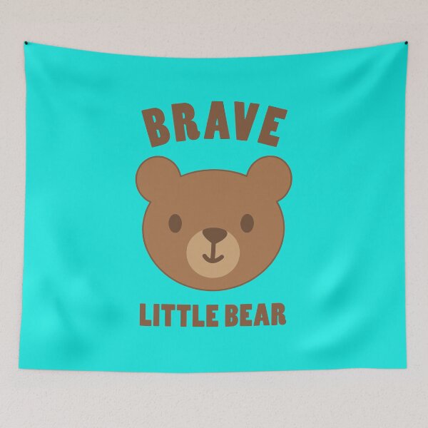 Item preview, Brave Little Bear Cute Boho Nursery Teddy Bear Kids designed and sold by 1001T-Shirt.