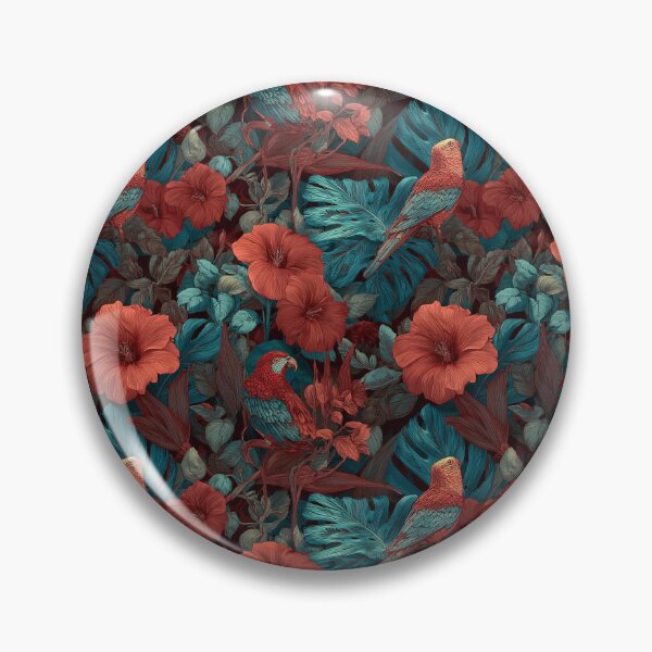 Item preview, Stunning Tropical Texture  - Birthday Flower Pattern   - Anniversary Gifts For Husband designed and sold by RoyalStarsPatts.
