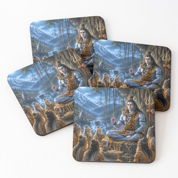 Item preview, Guru Poornima Series – Moonlight Adi Yogi Shiva Meditation Wall Art designed and sold by Homyar.