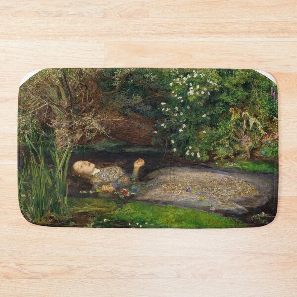 Item preview, Ophelia by John Everett Millais | Pre-Raphaelite Shakespeare Fine Art Poster designed and sold by artofuniverse.