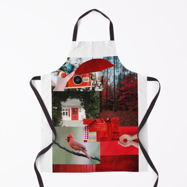 Item preview, Crimson Red Retro Aesthetic Collage designed and sold by altanduranstudio.